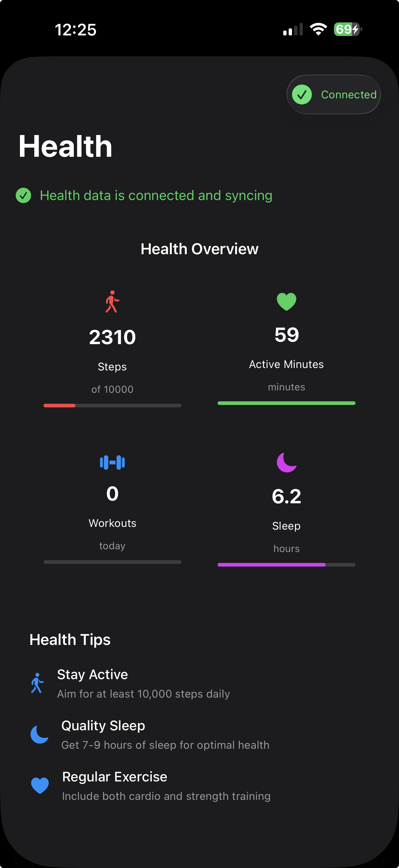 Health Widget